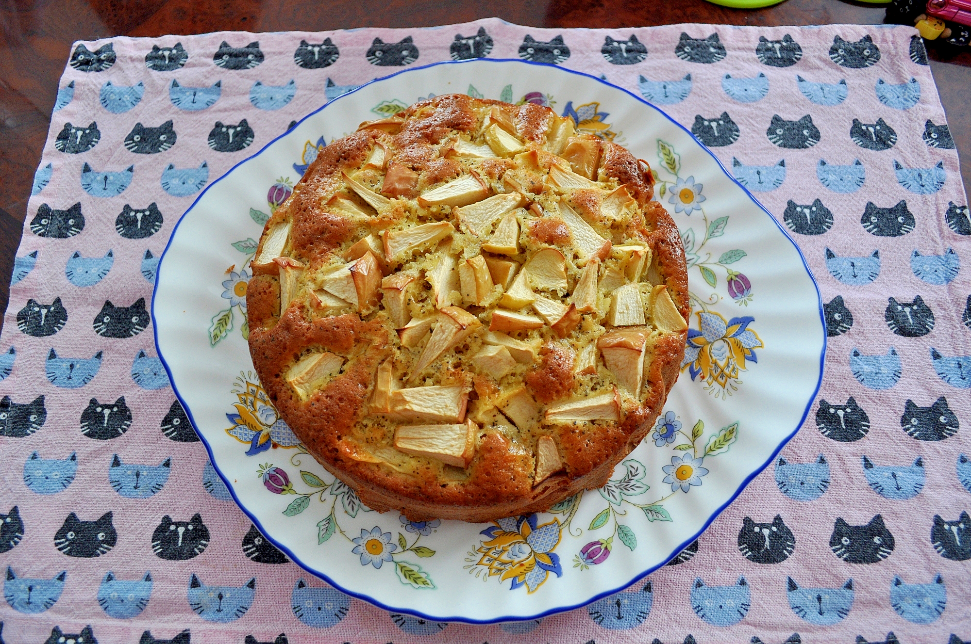 りんごと紅茶のケーキ～アップルティーを使って