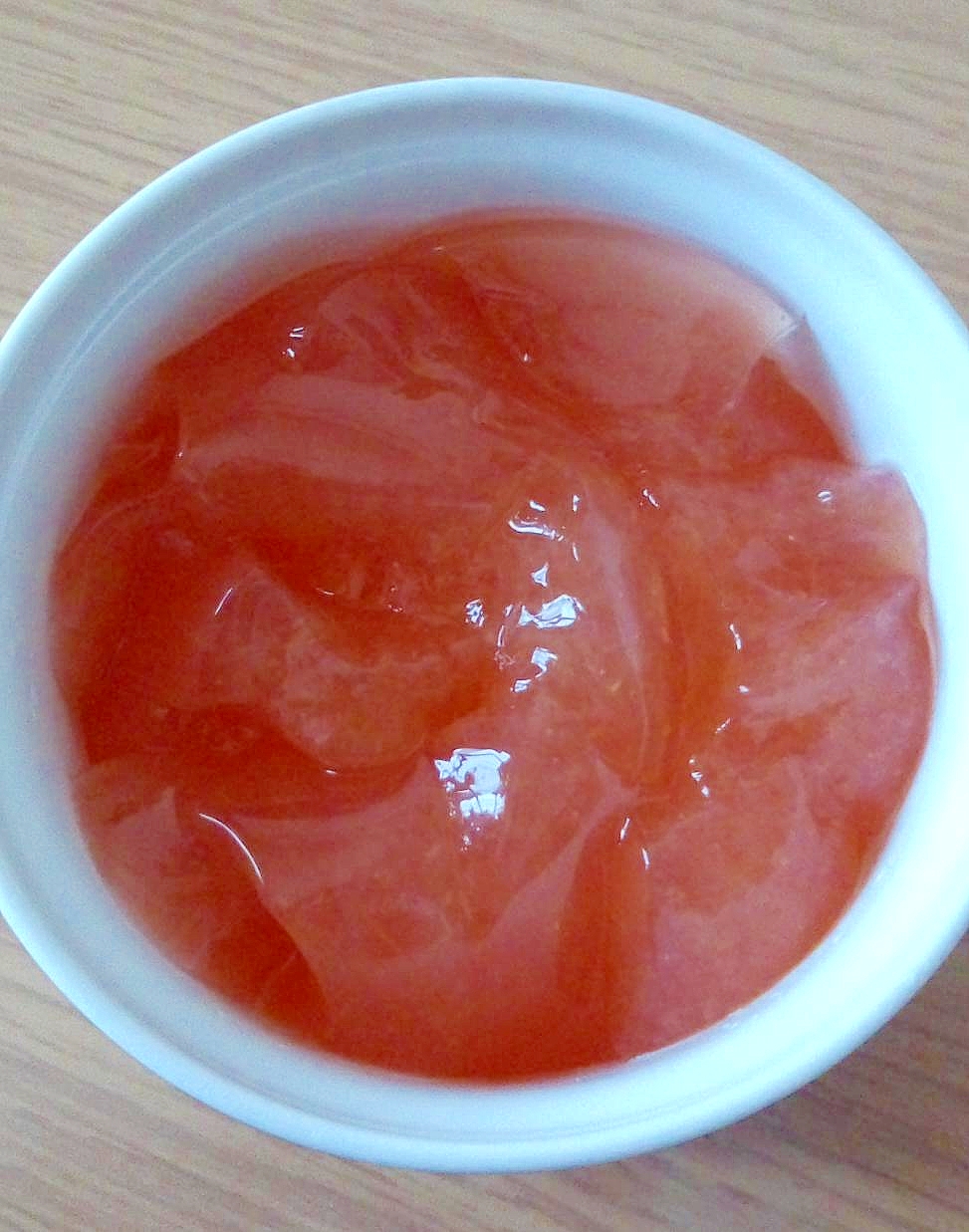 夏にぴったり トマトジュースで簡単ジュレ レシピ 作り方 By ちょっぱー０２０２ 楽天レシピ