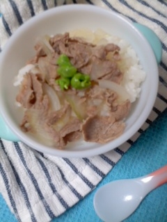 *：☆　離乳食幼児食・牛丼　☆：*