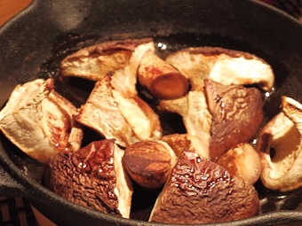 魚焼きグリルで簡単、椎茸のバター醤油焼き