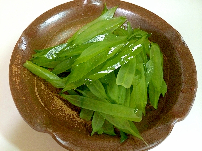 春が来た♪~茎わかめポン酢かけ