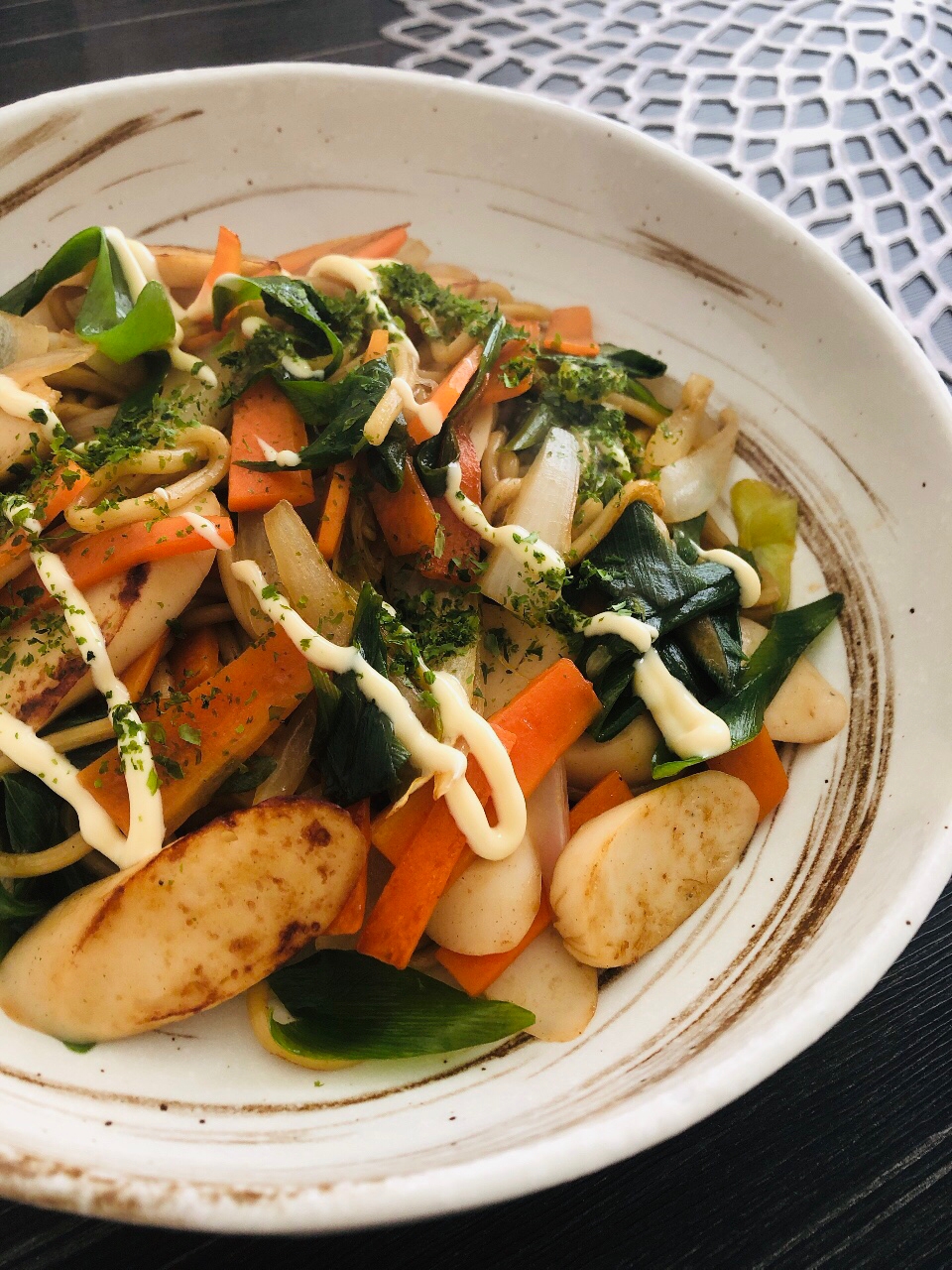 魚肉ソーセージで☆定番焼きそば