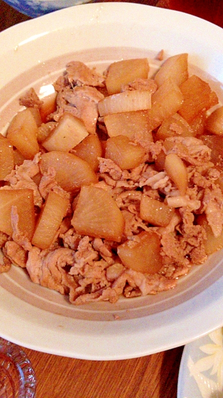 豚肉と大根の煮物