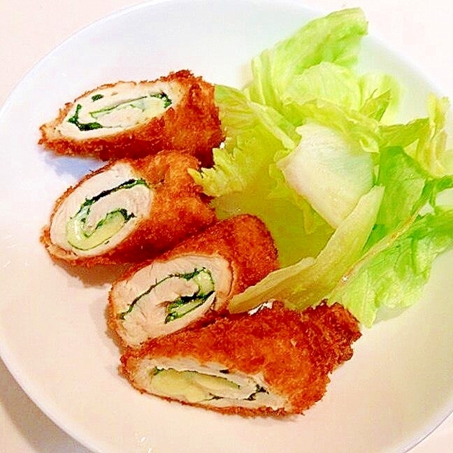 大人気☆サックサクに揚げて☆大葉チーズささみフライ