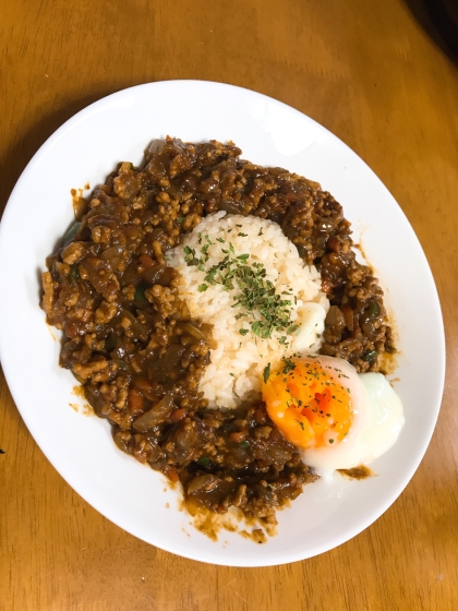 はじめてドライカレー作りました！簡単で美味しかったです♩また作ります！