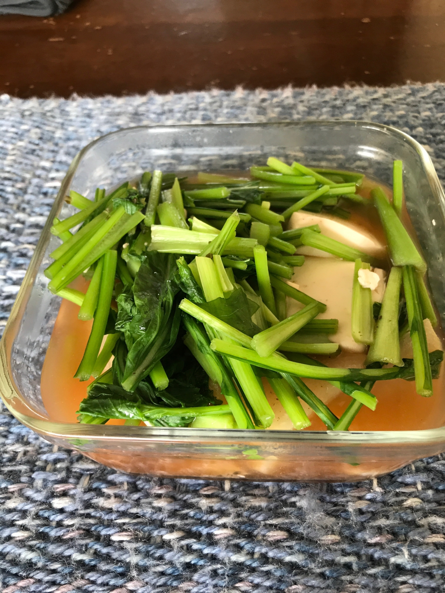 豆腐とカブの煮物