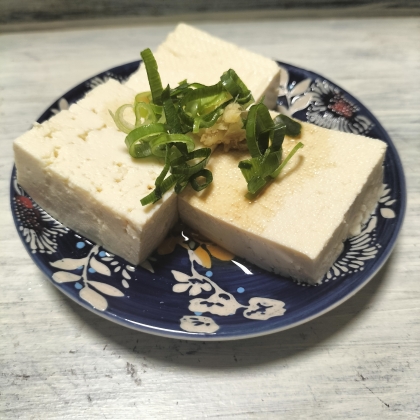 ❁白だしで冷奴❁