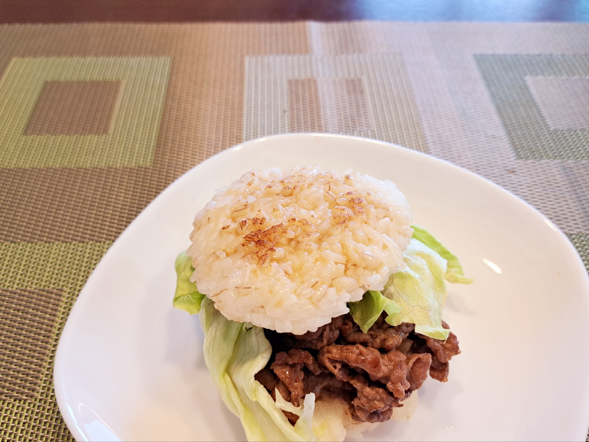 お家でも簡単！焼肉ライスバーガー