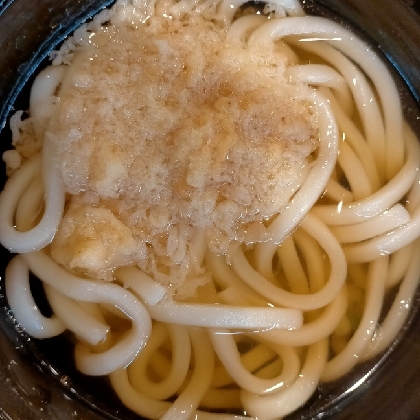 ネギたぬきうどん