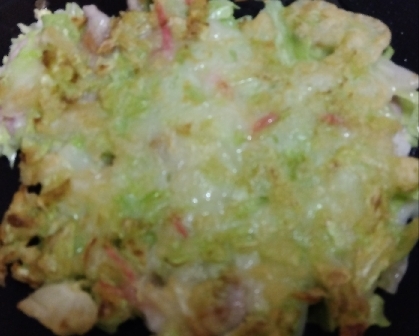 小麦粉なし♡大和芋たっぷり♡月見お好み焼き