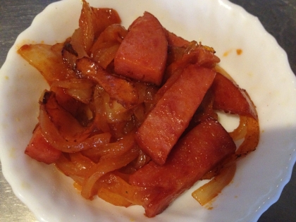 玉ねぎにんじんケチャップ炒め