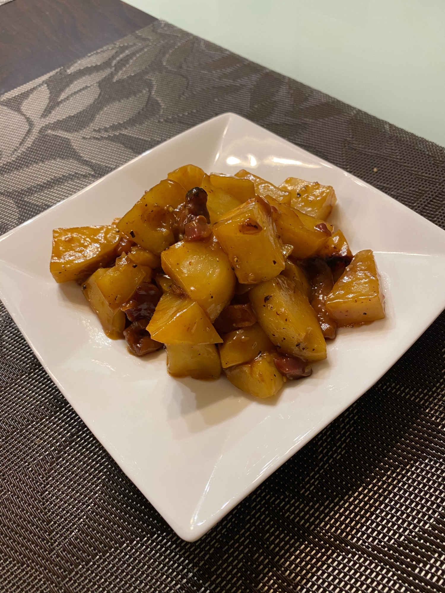 電子レンジで！焼き鳥缶のなんちゃって肉じゃが！