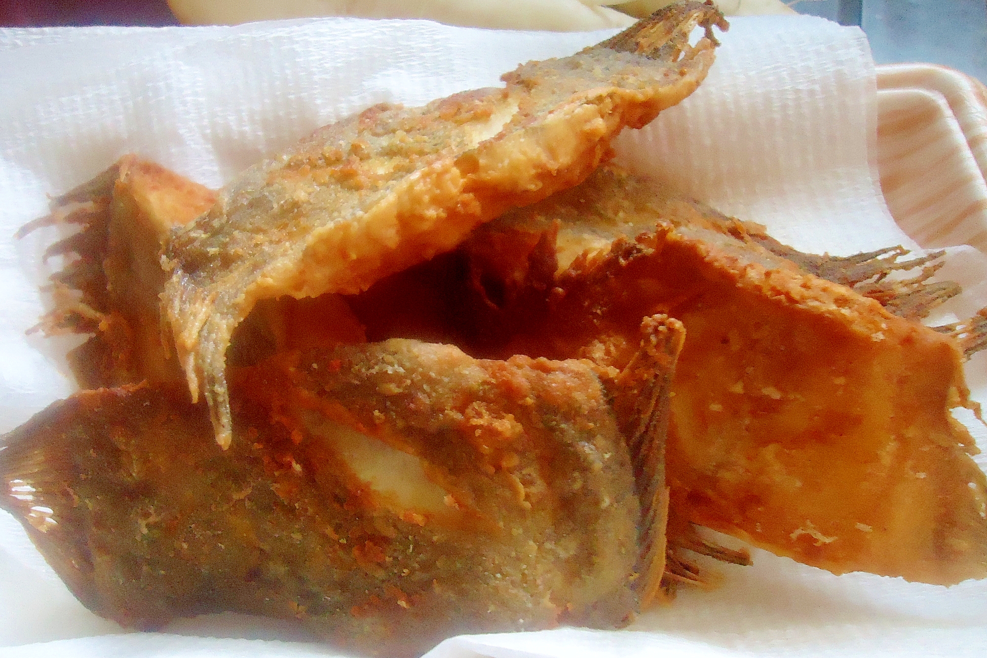 冷凍カレイの唐揚げ