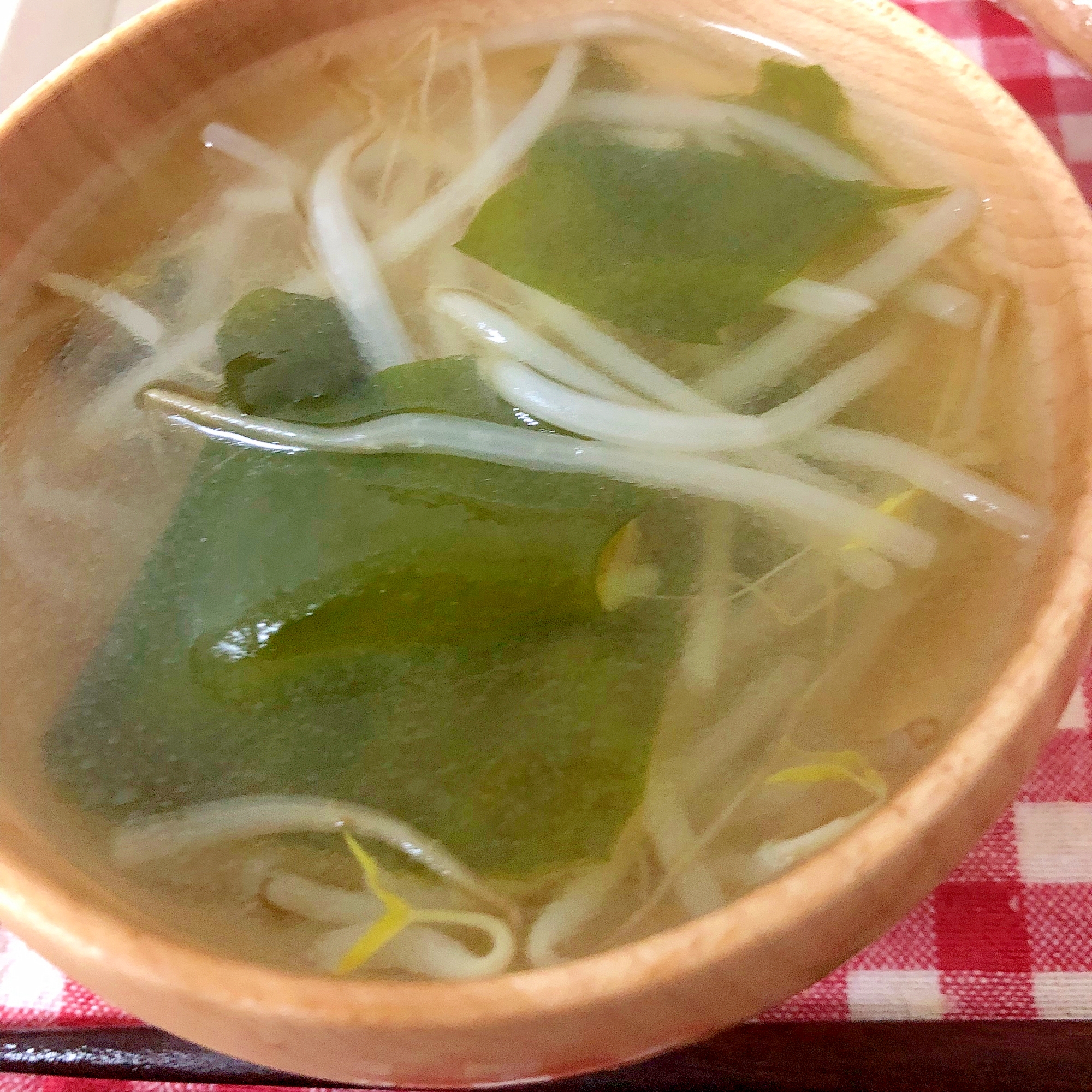 もやしとわかめの中華スープ☆彡