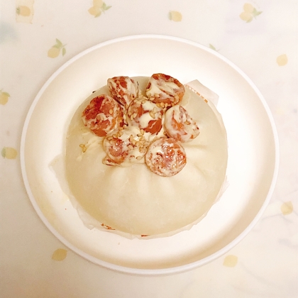 ウィンナーの練り胡麻マヨソースのっけご飯