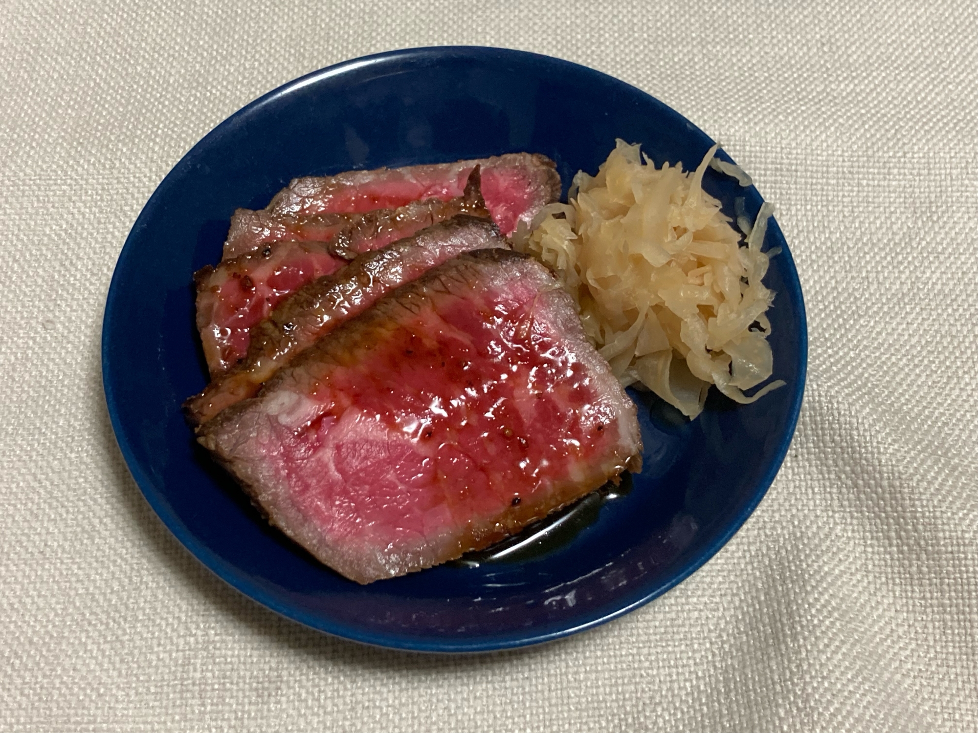 うちのおかず　牛肉のたたき