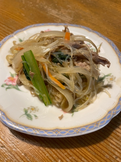 豚肉と春雨の甘辛炒め