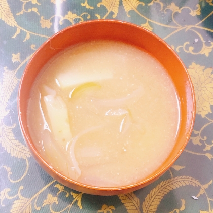 長芋とキャベツのお味噌汁