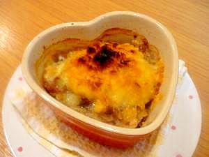 ひき肉としいたけのパン粉焼き