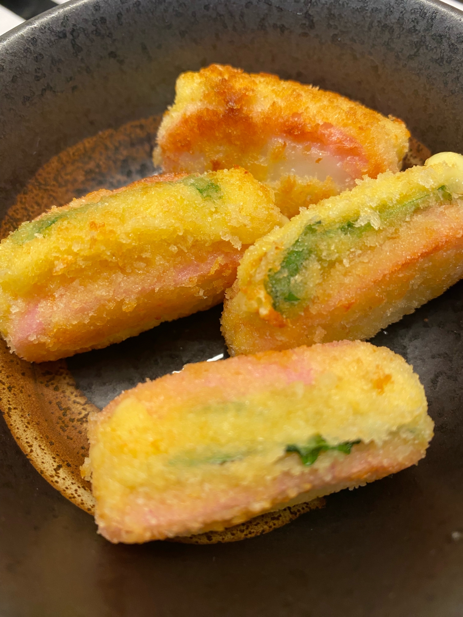 あと一品に♡洗い物少なめ大葉チーズのかまぼこフライ