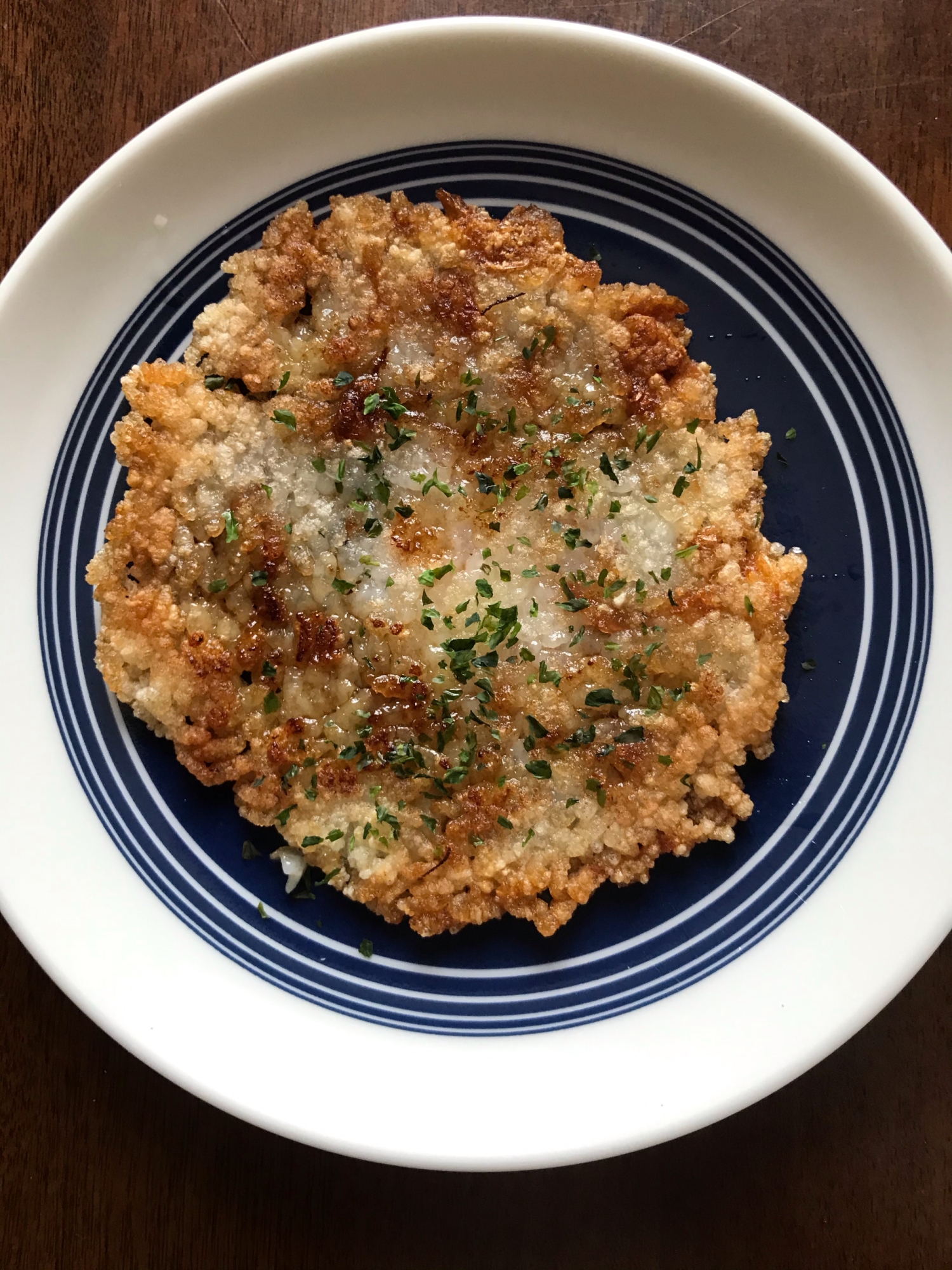 余ったご飯でせんべい風