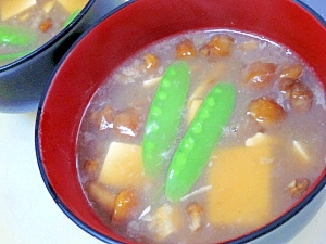 そば湯健康法☆　「そば湯豆腐汁」