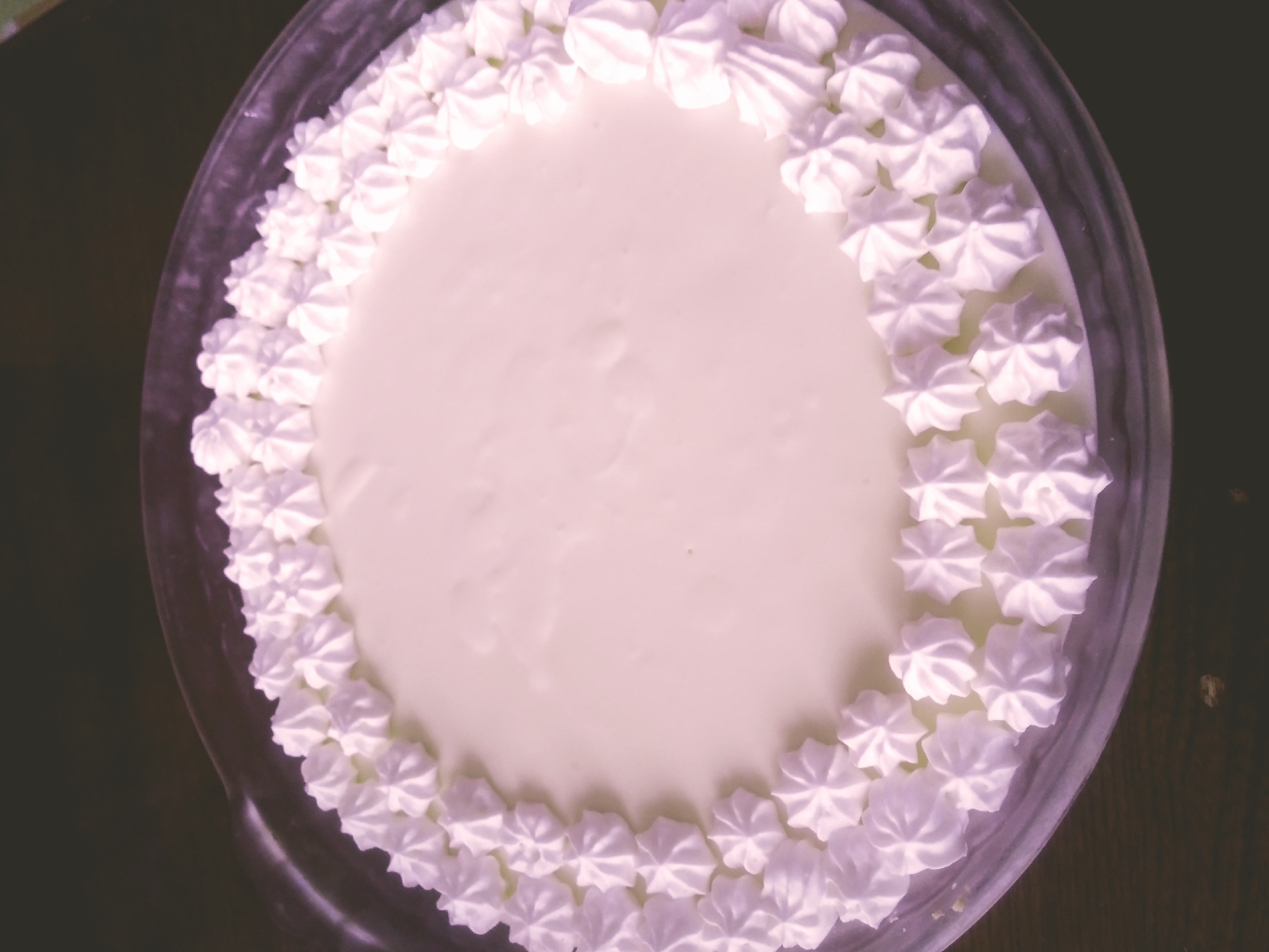 レアチーズケーキ 簡単です(^-^)