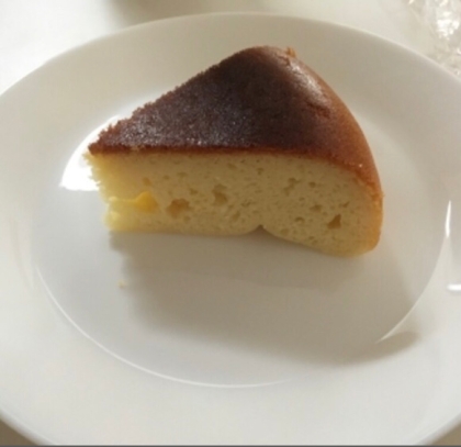 少ない材料で簡単にケーキが出来ました♪美味しかったです！