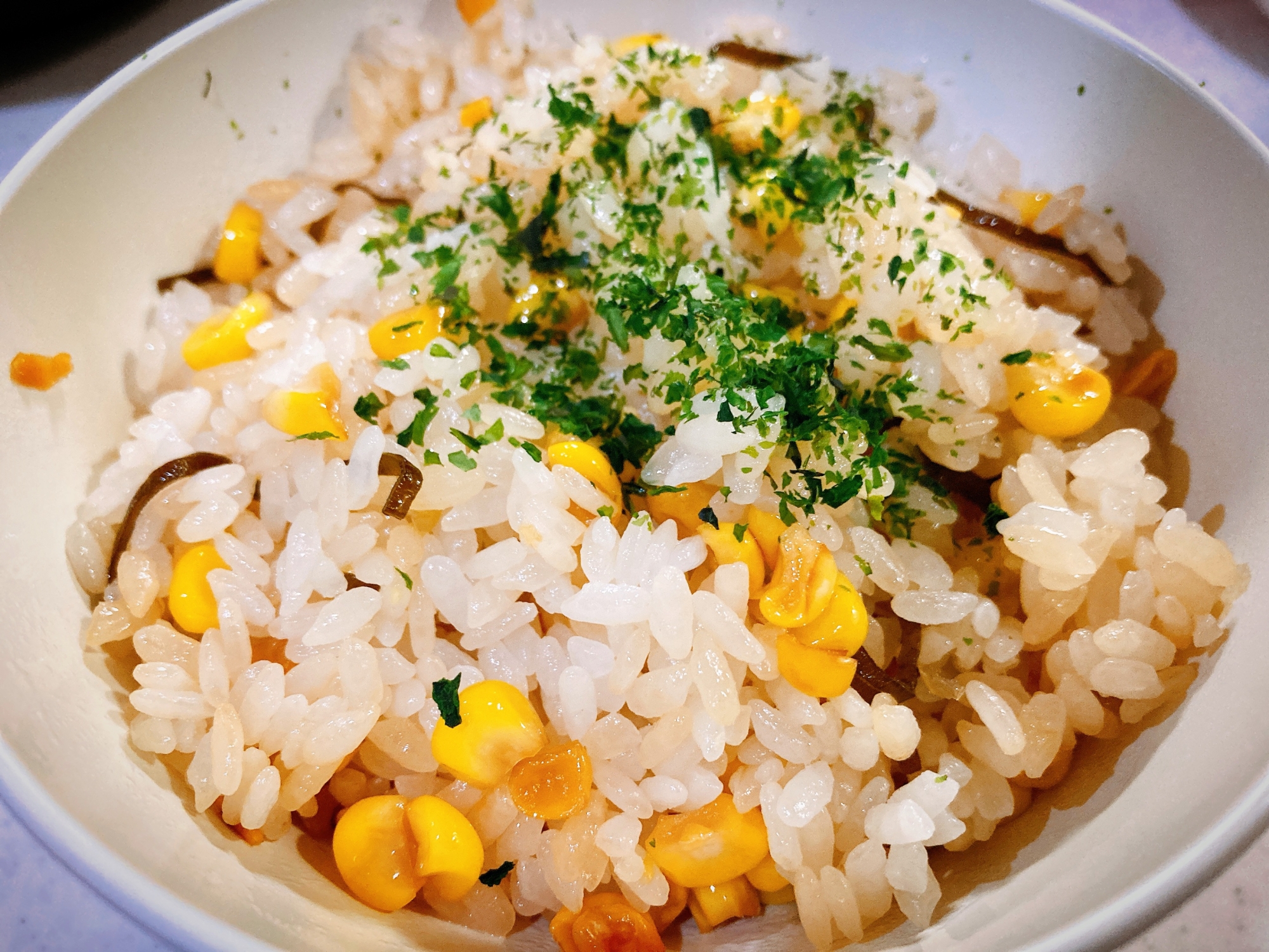 炊き込まない もろこしご飯