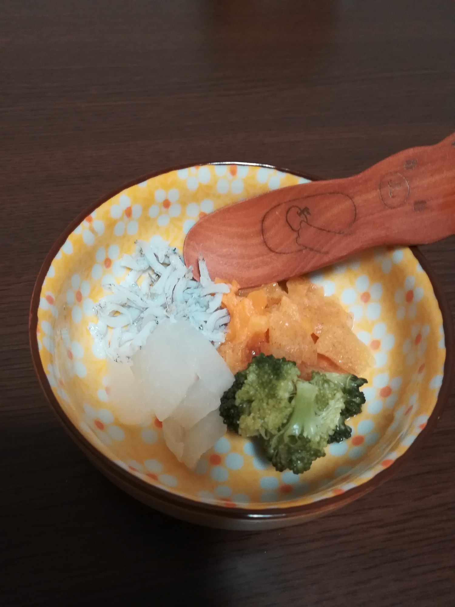 離乳食後期 しらすと柿ブロッコリー かぶの醤油和え レシピ 作り方 By もん1223 楽天レシピ 離乳食後期 しらすと柿ブロッコリー かぶの醤油和え レシピ 作り方 By もん1223 楽天レシピ