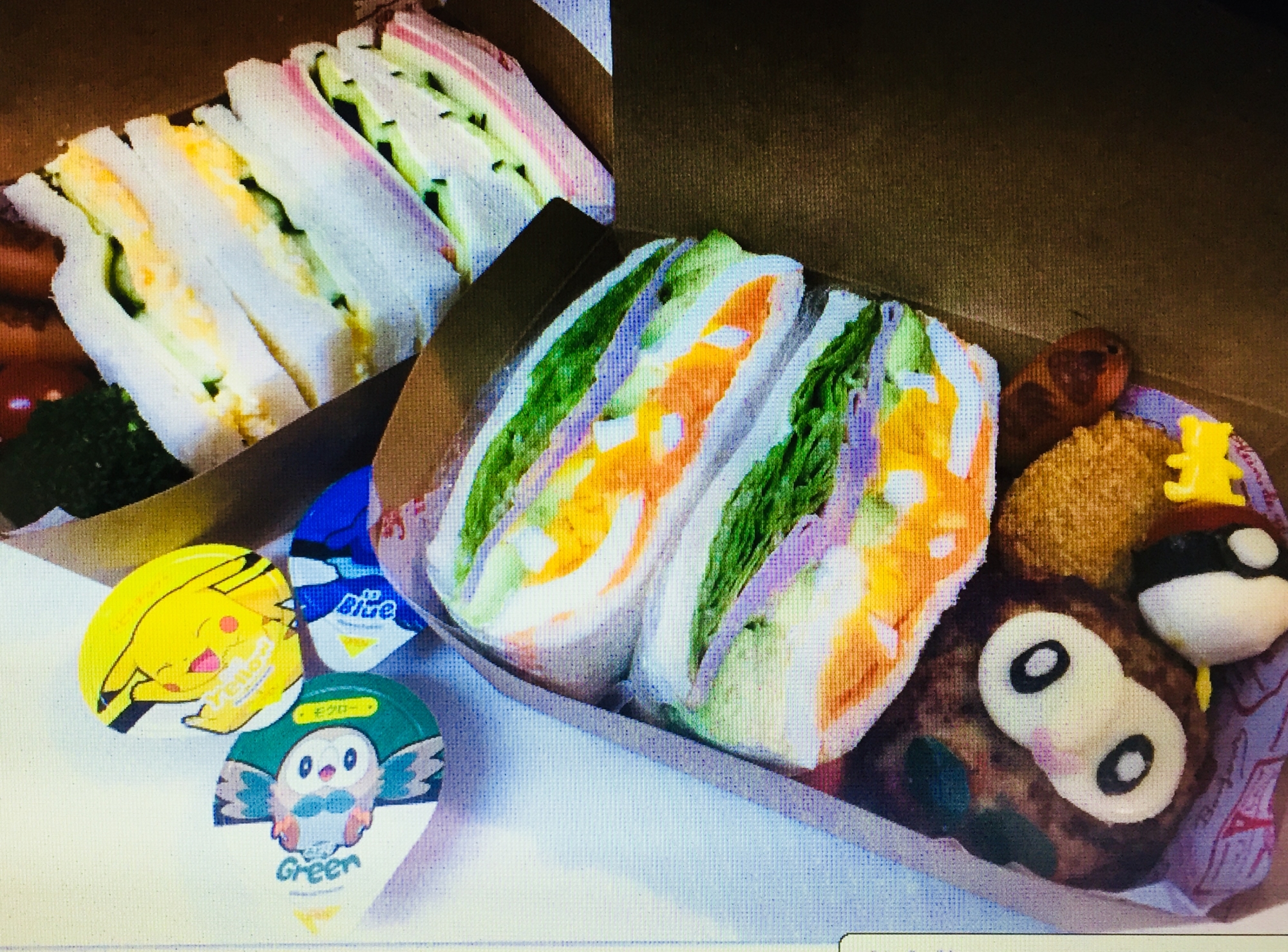 わんぱくサンドとポケモンのキャラ弁‼︎