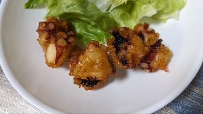 簡単 揚げ焼き タコの唐揚げ