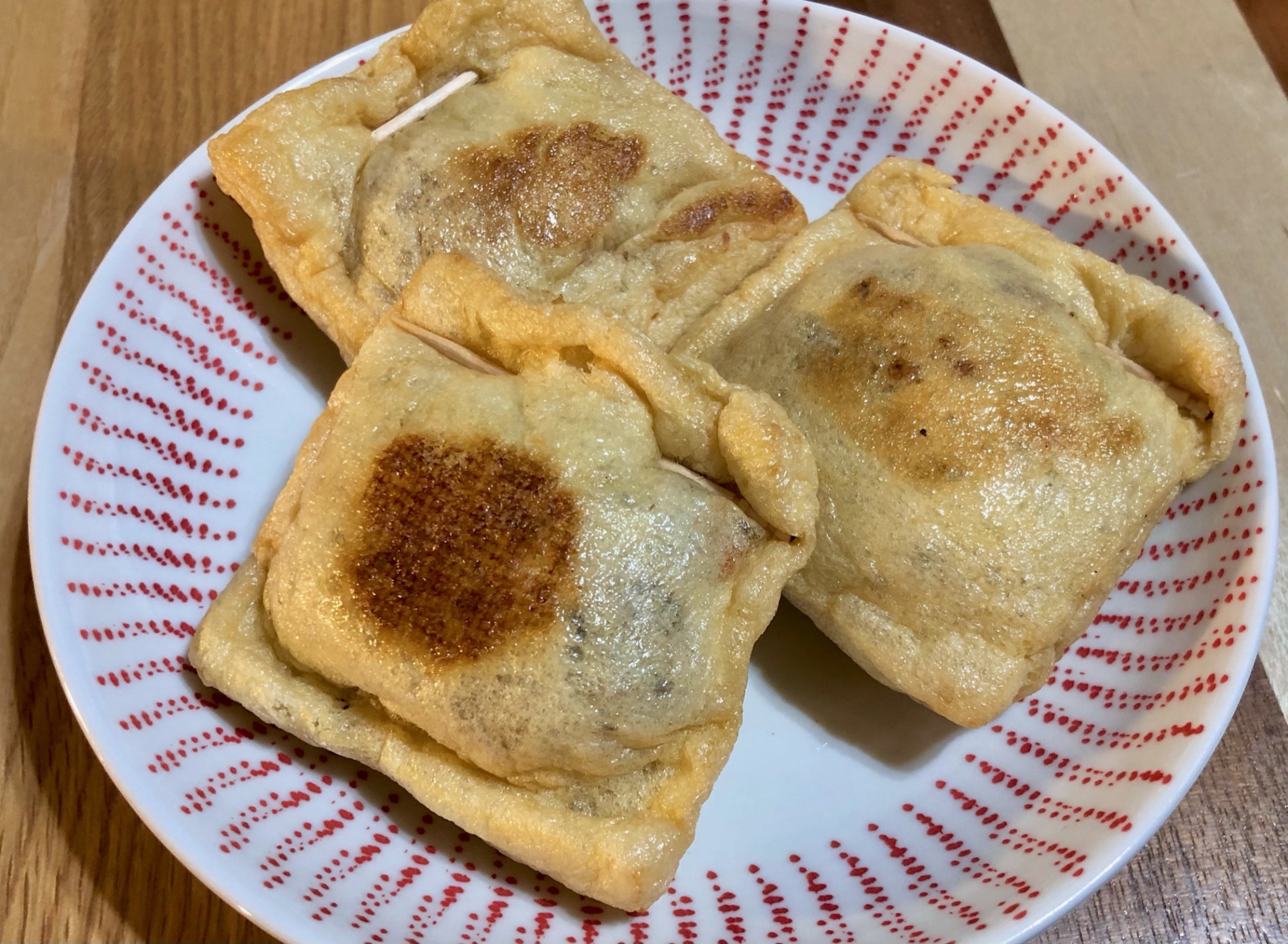 そぼろ入りの巾着焼き