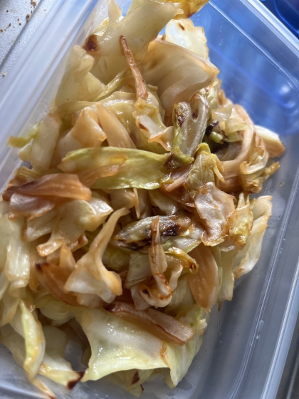 キャベツのシャンタン炒め