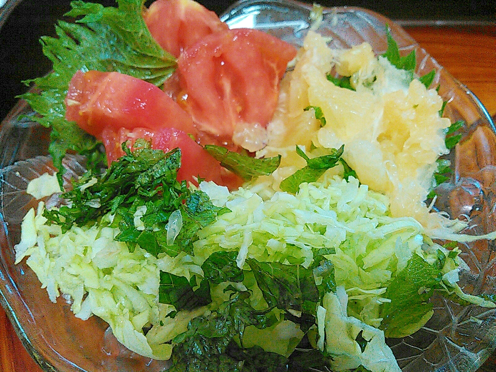 鹿児島産オレンジと夏野菜のサラダ