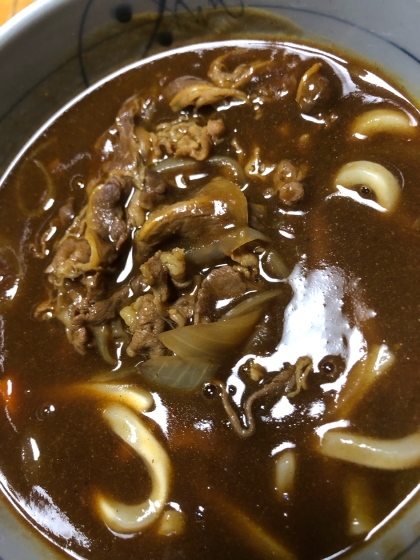 カレールーとめんつゆで簡単カレーうどん