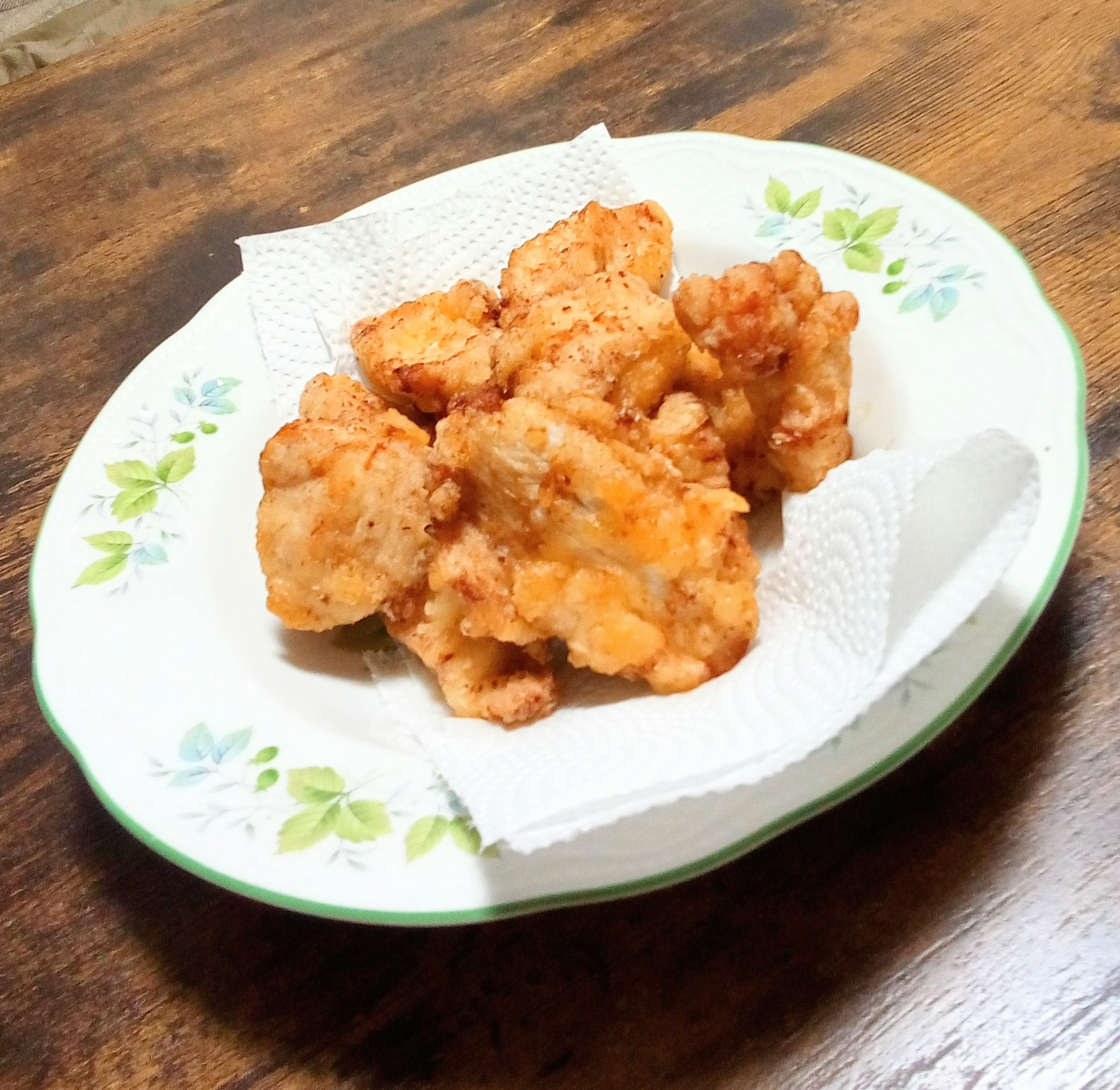 昆布だしで唐揚げ!