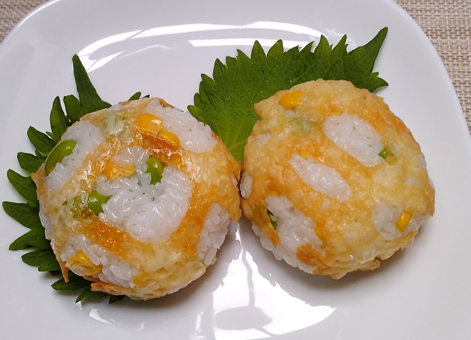 国産チーズで巻き巻きおむすび