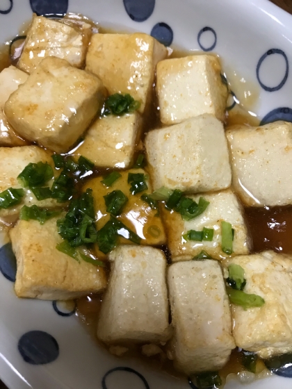 ナスが家になかったので豆腐だけで作りました。経済的でボリュームあって良かったです