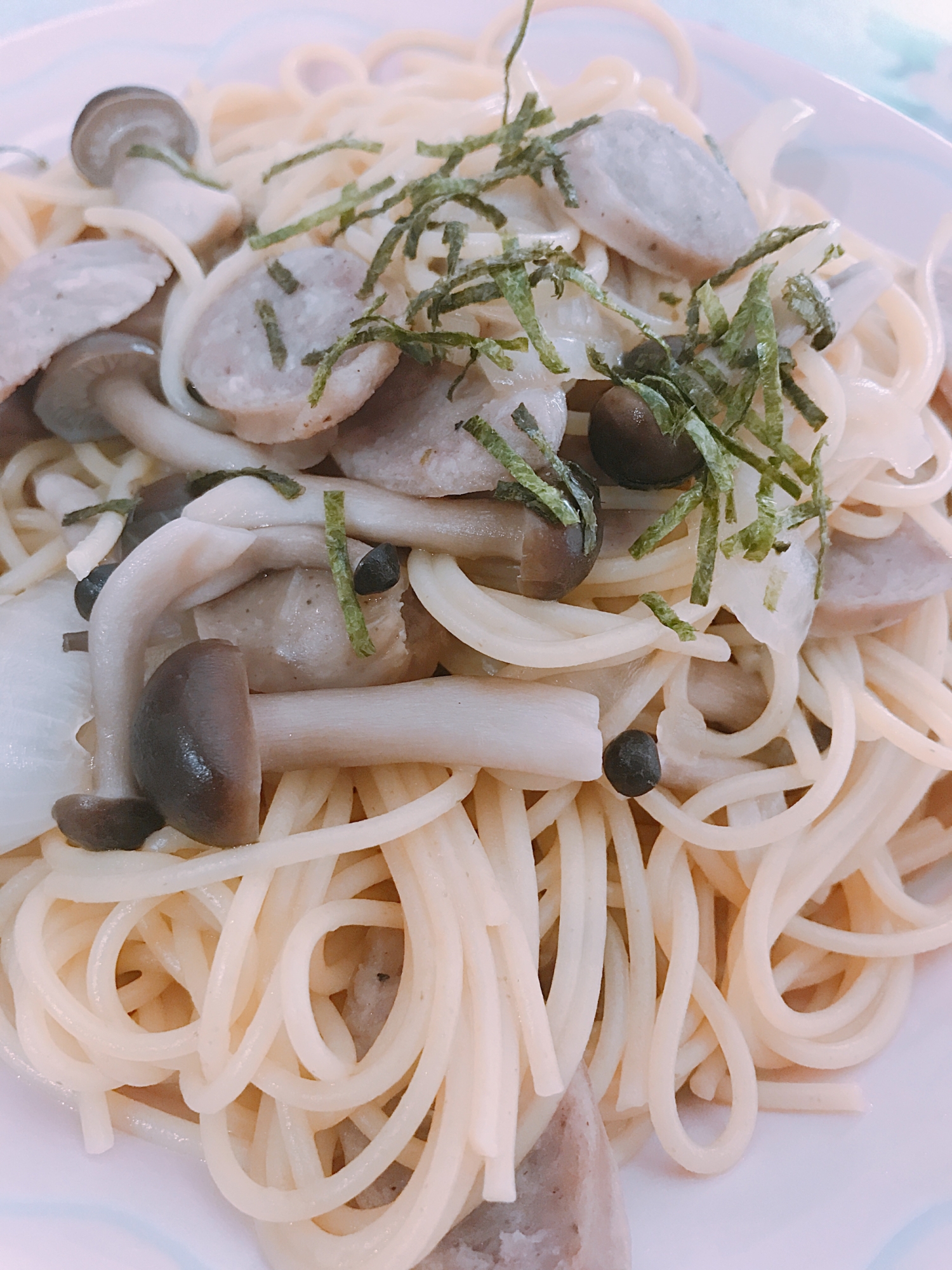 簡単♡和風きのこパスタ