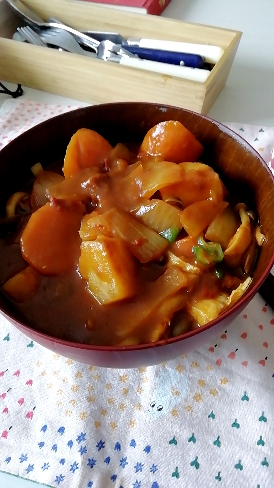 トマトジュースdeカレーライス