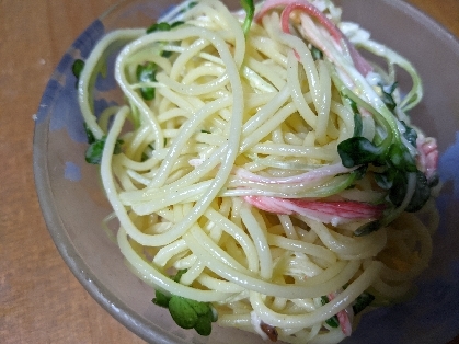 我が家のスパサラ♪