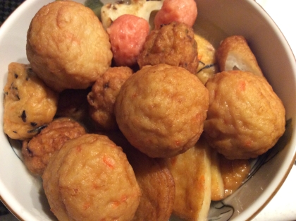 しっかり染み込んだ美味しいおでんができました