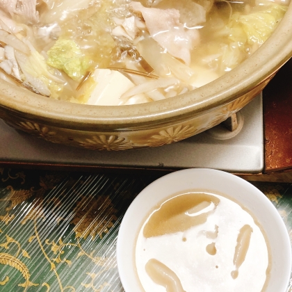 鶏むね肉でヘルシーな水炊き