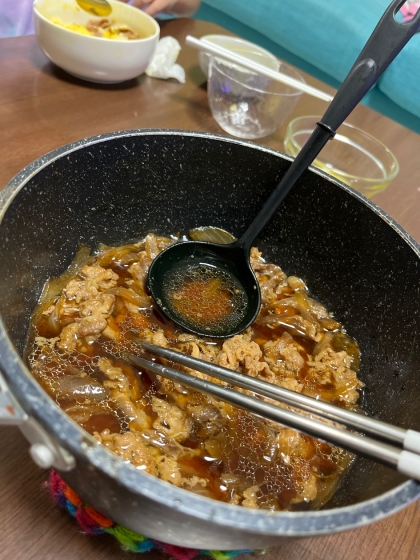 輸入肉でも柔らか☆牛丼の具