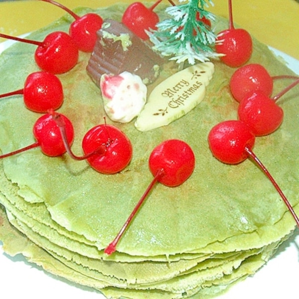 クリスマスに 抹茶のミルクレープ レシピ 作り方 By Torezu 楽天レシピ クリスマスに 抹茶のミルクレープ レシピ 作り方 By Torezu 楽天レシピ
