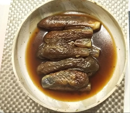 茄子の炒め煮　生姜風味！