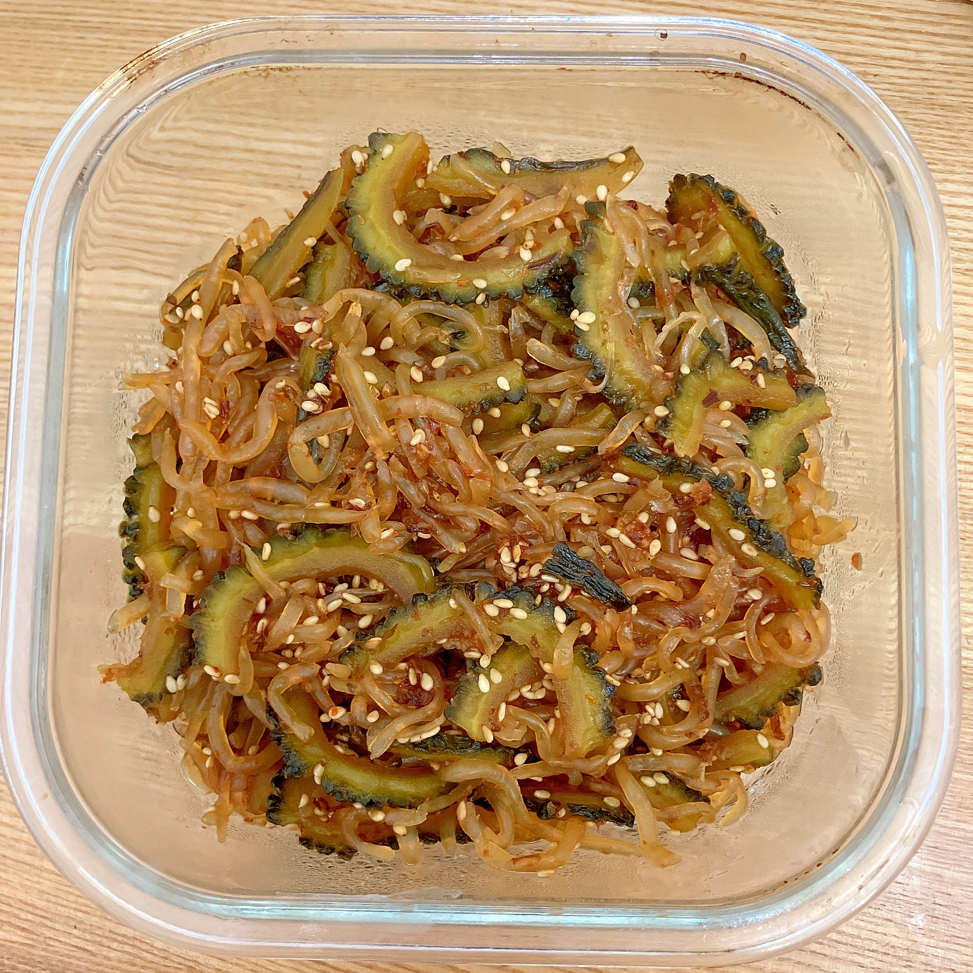 甘辛★ゴーヤとしらたきの煮物