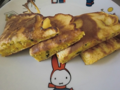 カボチャとヨーグルトのパンケーキ