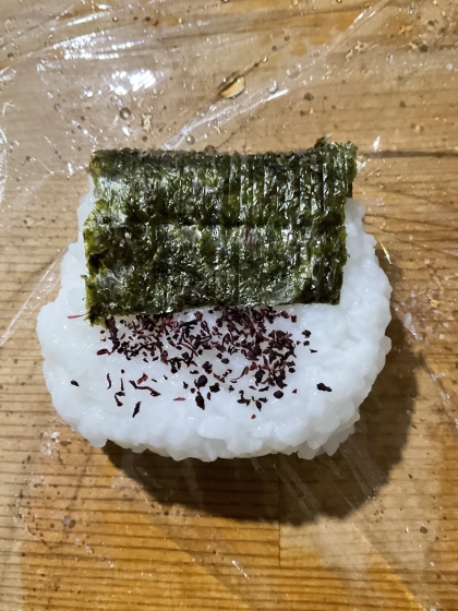 雑穀米で☆えのきバターのおにぎり弁当